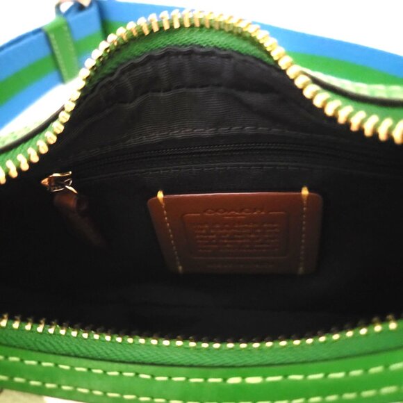 Coach CBI58 Carmen Mini Crossbody Floral Print Handbag Kelly Green Multi - Picture 7 of 7